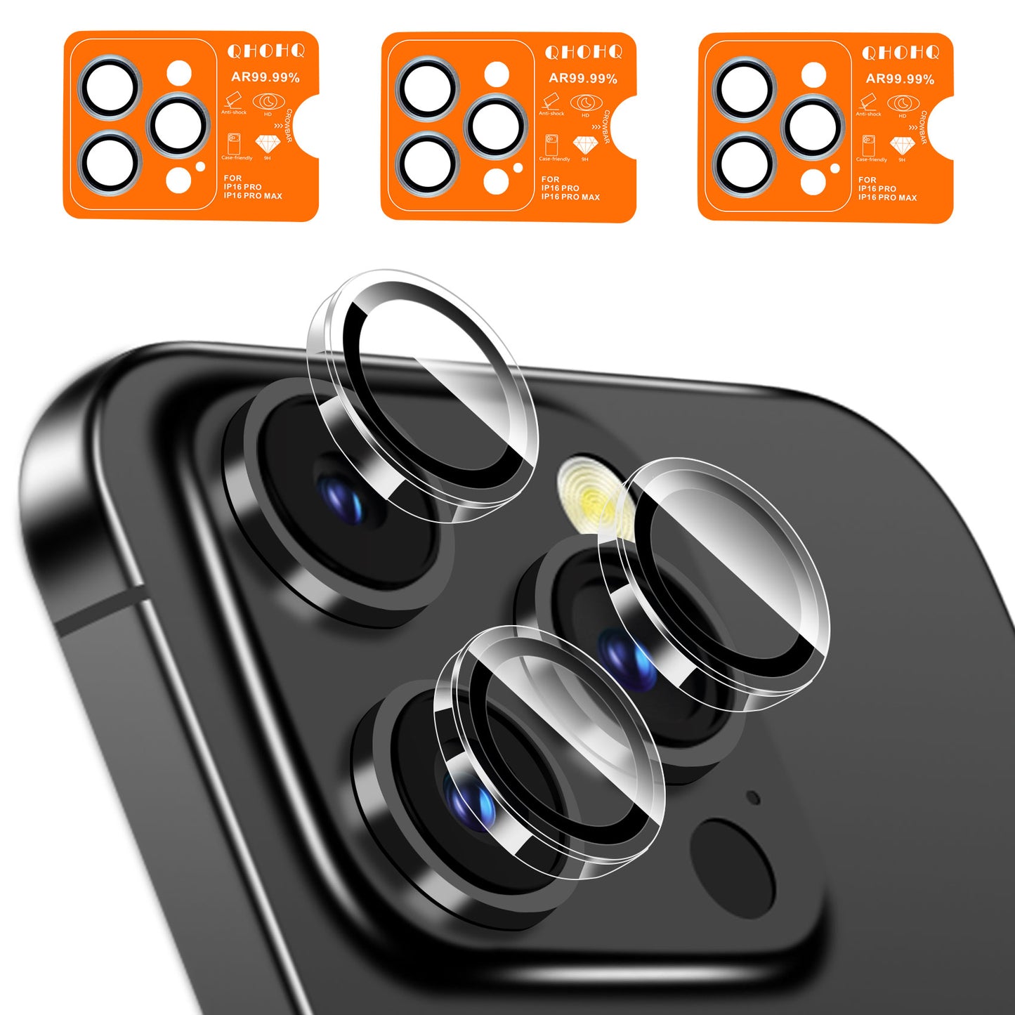 iPhone 16 Pro and iPhone 16 Pro Max Camera Lens Protector